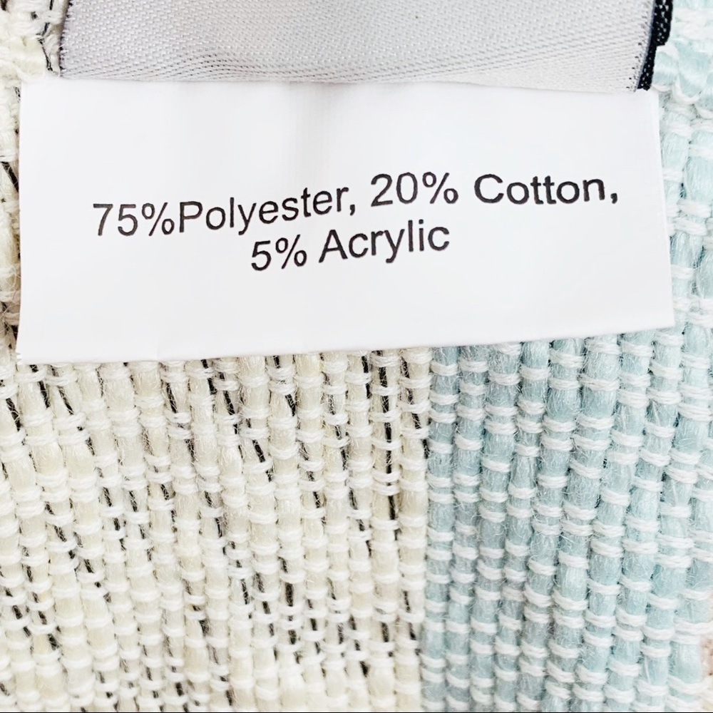 LONDON KAYE Tufted Woven Throw Blanket Boho Home - Picture 6 of 6